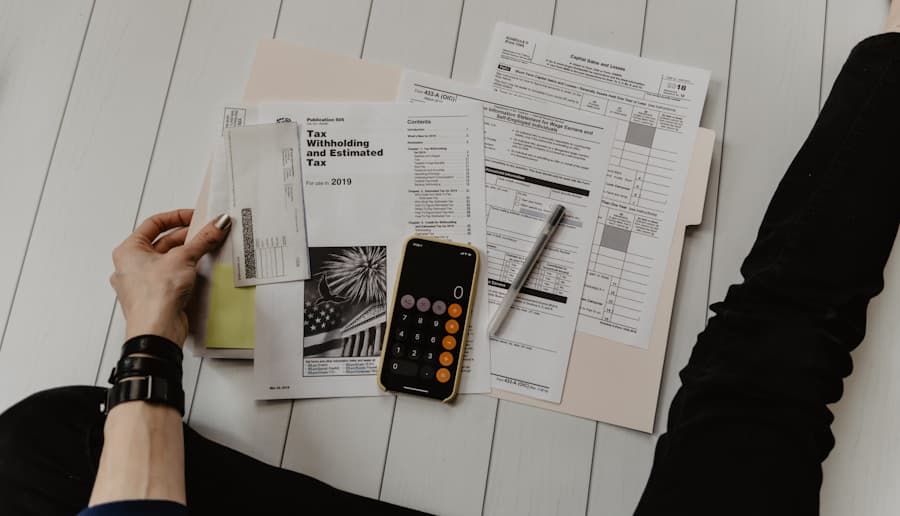 Mortgage advisor reviewing loan paperwork with clients